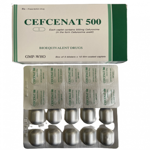 Cefcenat Cefuroxim 500Mg Caplets Tipharco (H20V)