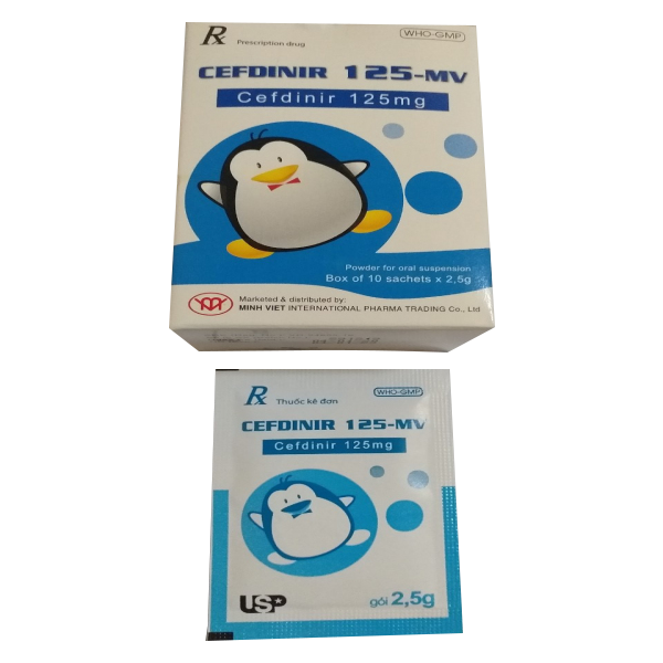 Cefdinir 125Mg Mv Chim Cánh Cụt _Usp (H10G)