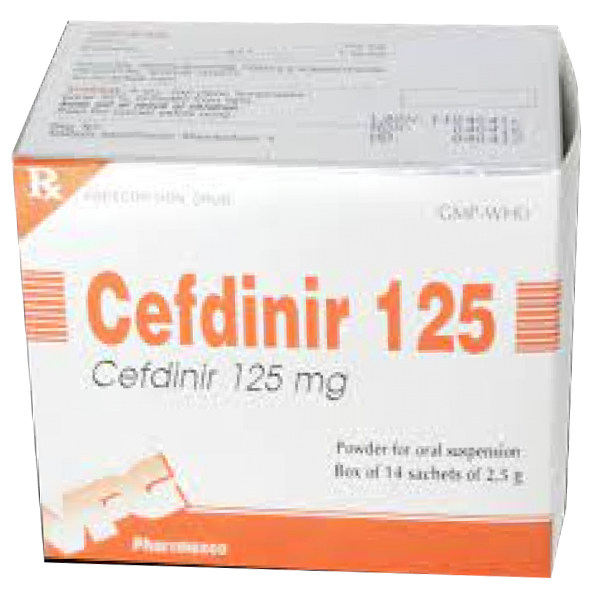 Cefdinir 125Mg Pharimexco (H14G2.5Gr)
