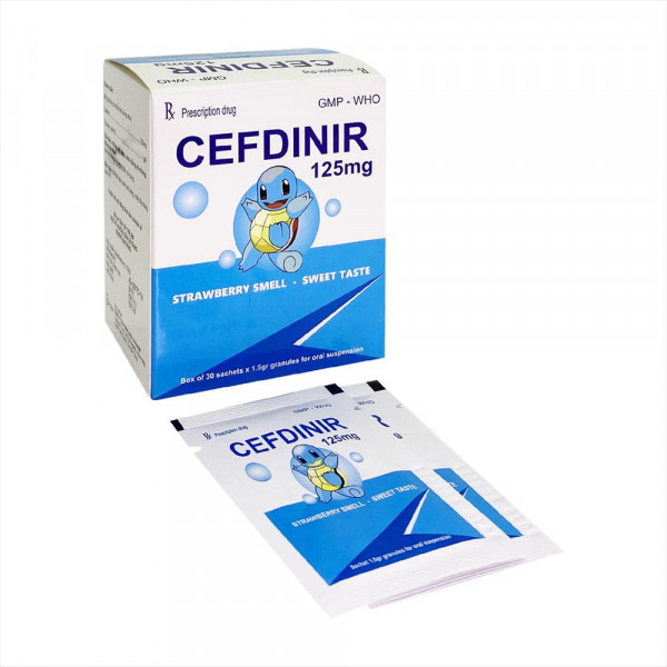 Cefdinir 125Mg Rùa Mùi Dâu Vị Ngọt _ Us (H30G)