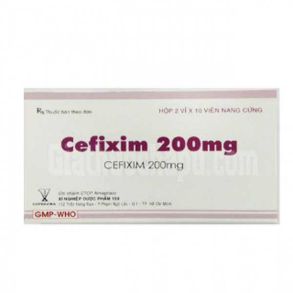 Cefixim 200Mg Tím Z150 Cophavina (H20V) (Vỉ Nhôm)