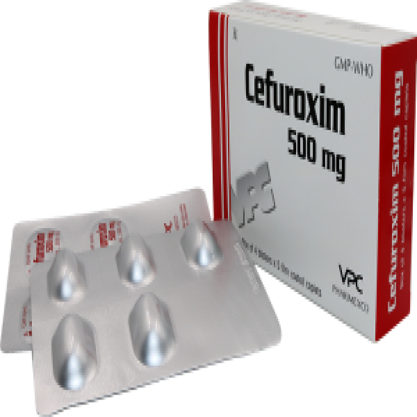Cefuroxim 500Mg Pharimexco _Cửu Long (H2 Vỉ X 5V)