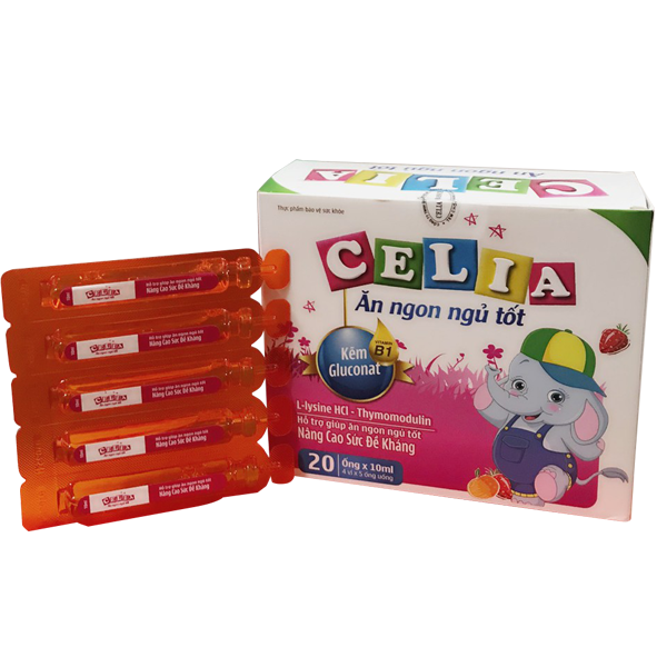 Celia Ăn Ngon Ngủ Tốt _ Hồng (H20 Ống)