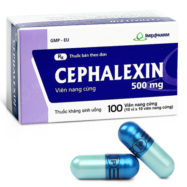 Cephalexin 500Mg _Imexpharm (H10 Vỉ X 10V)