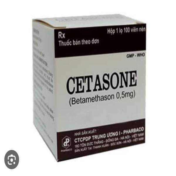 Cetasone (Beta 0,5Mg) Nén _Tw1 (Lọ100V)