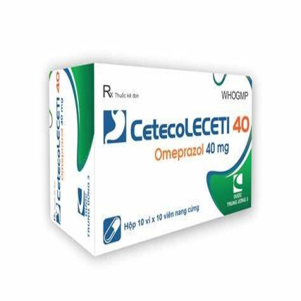 Ceteco Leceti 40Mg (Omeprazol 40Mg) _Tw3 (H10 Vỉ X 10V)
