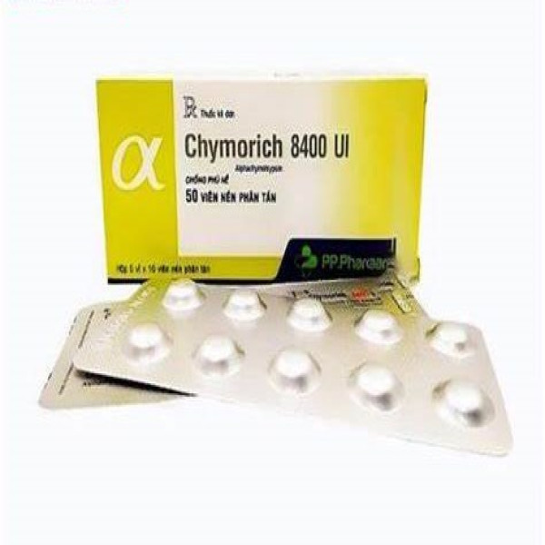 Chymorich 8400Ui (Alpha) _Phong Phú (H5 Vỉ X 10V)