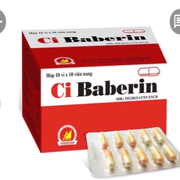 Ci Baberin Vỉ _Vinaphar (H10Vỉ X 10V) K90H