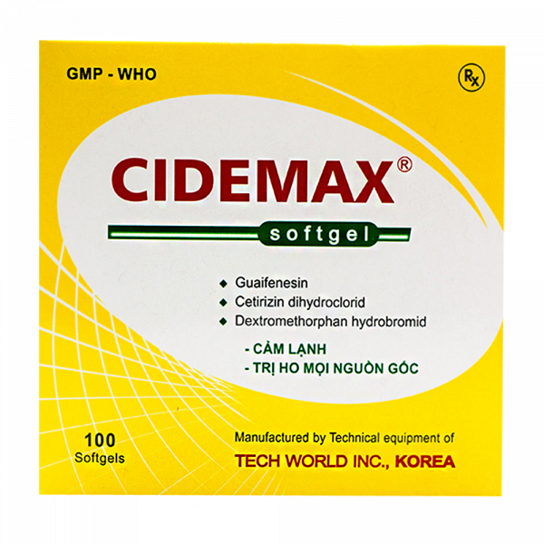 Cidemax Softgel Usa Nic Pharma (H100V)