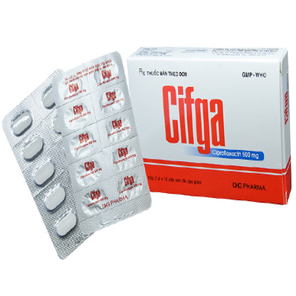 Cifga 500Mg (Ciprofloxacin 500Mg) _ Dhg (H20V)