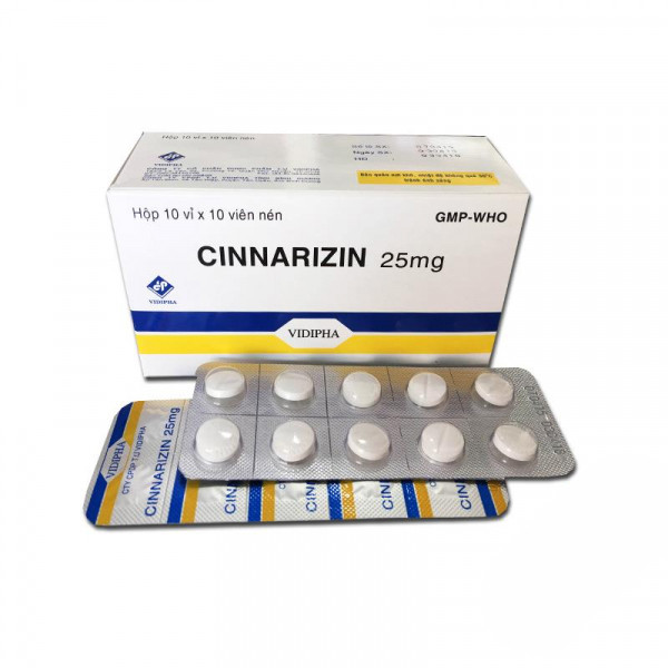 Cinarizin 25Mg Vidipha (H100V)