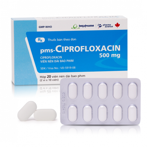 Ciprofloxacin 500Mg _Imexpharm (H20V)