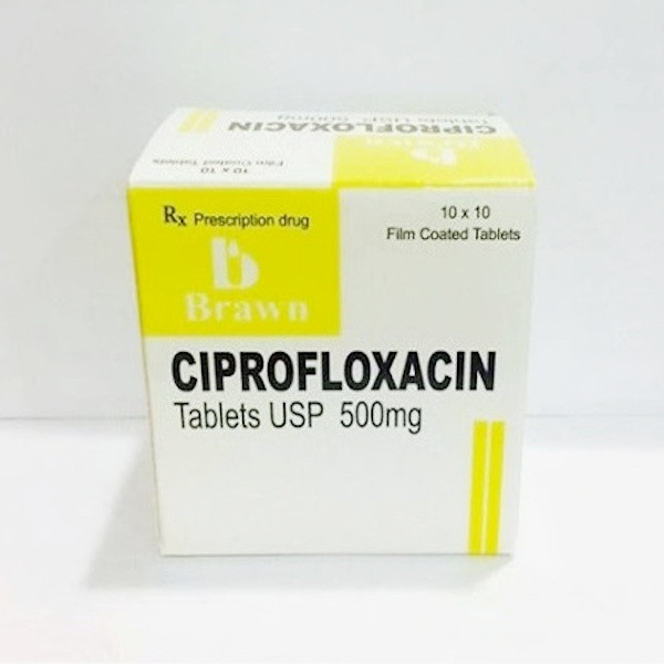Ciprofloxacin 500Mg Brawn (H100V) Ấn Độ