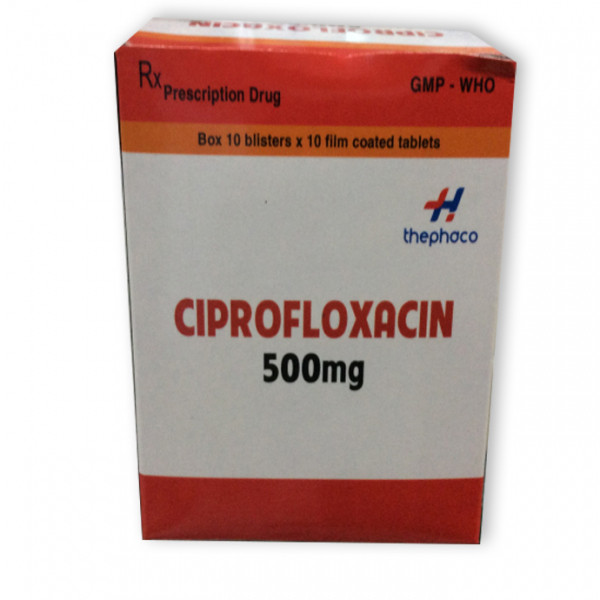 Ciprofloxacin 500Mg Thanh Hóa (H100V)