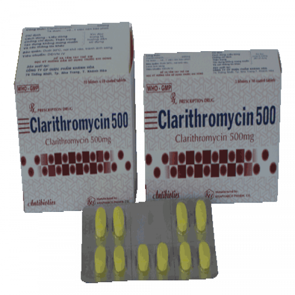 Clarithromycin 500Mg Bé _ Khapharco (H30V)