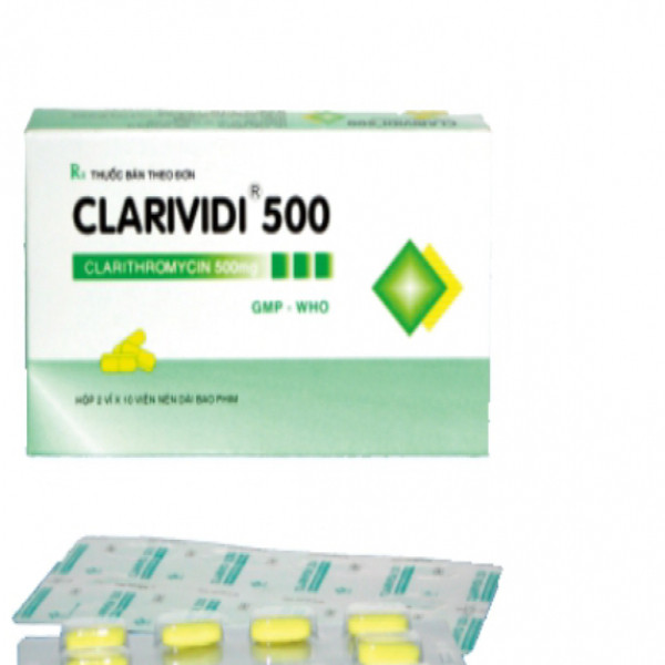 Clarividi 500Mg (Clari 500) _Vidipha (H10 Vỉ X 10V) To