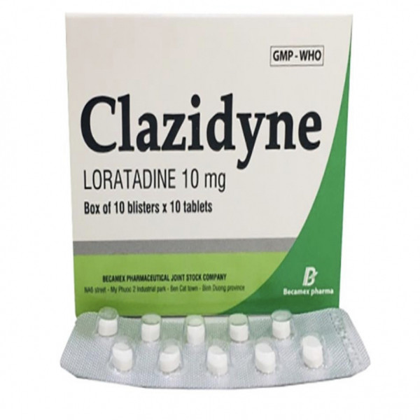 Clazidyne (Loratadine 10Mg) _Becamex (H100V)