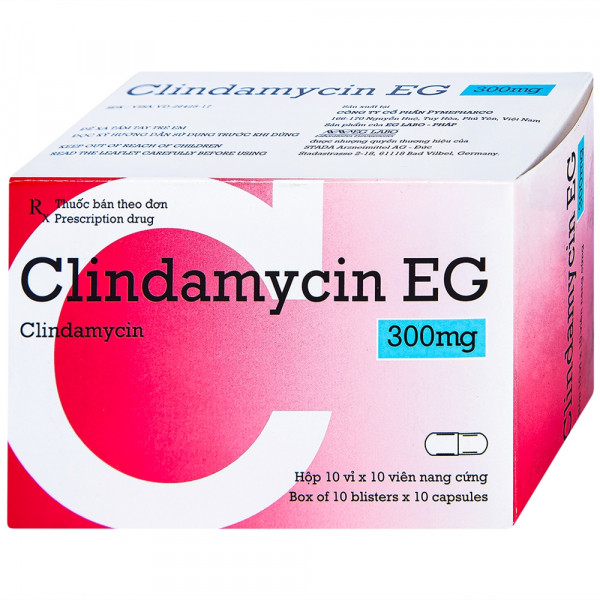 Clindamycin 300Mg Eg Pymepharco (H100V)