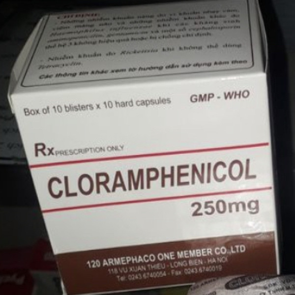 Cloramphernicol 250Mg Nang Vỉ _ Z120 (H100V)