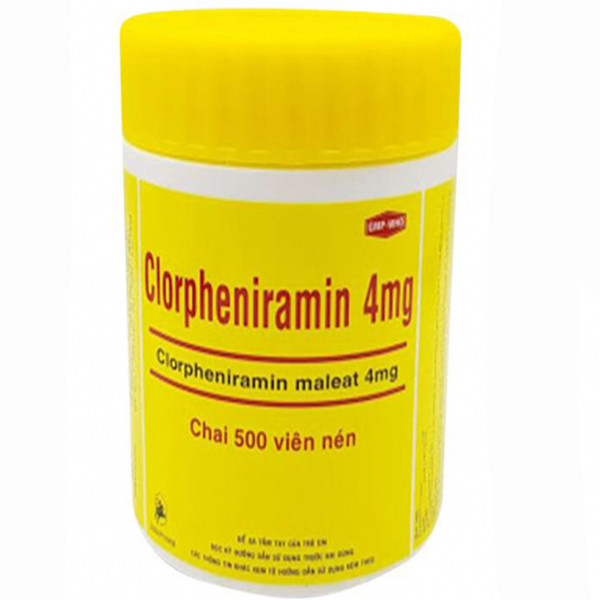 Clorpheniramin 4Mg Đồng Nai (L500V) - Ngọt