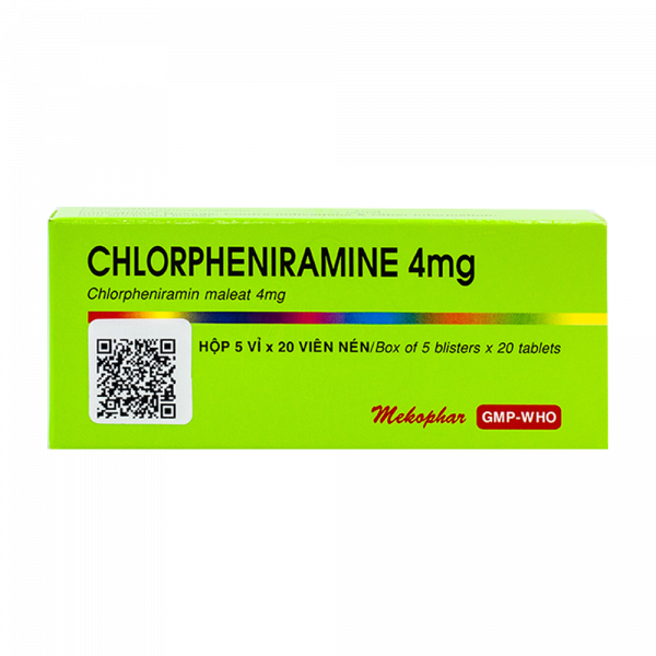 Clorpheniramine 4Mg Mekophar (H100V)