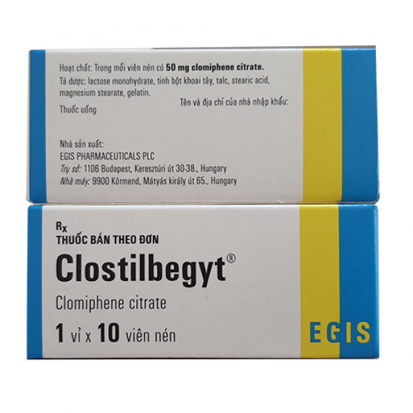 Clostilbegyt Clomiphene Citrate Egis (H10V)