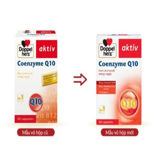 Coenzym Q10 Doppel Herz Aktiv _Đức (H30V) Cty bổ tim