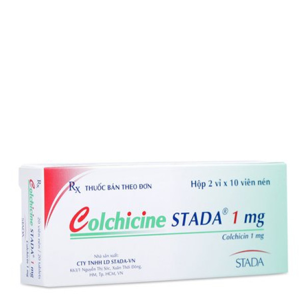 Colchicine 1Mg _Stada (Hộp2 Vỉ X 10V)