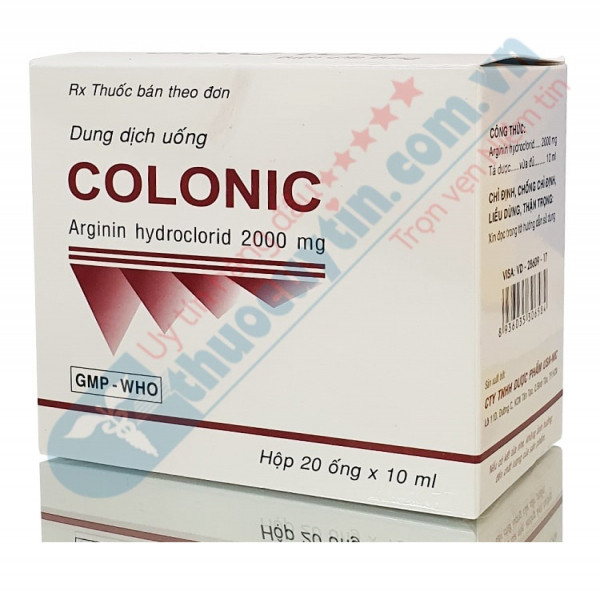 Colonic Arginine 2000Mg Usa Nic (H20Ống10Ml)