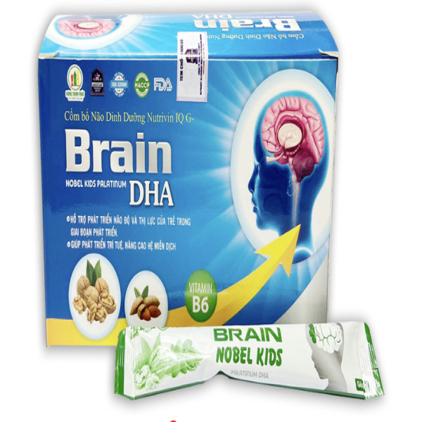 Cốm Bổ Não Brain Dha (H20 Gói) K91H