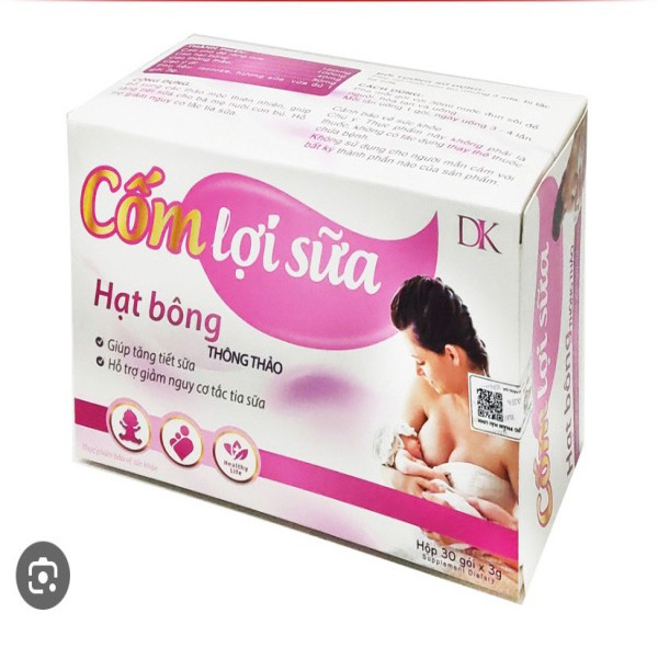 Cốm Lợi Sữa Hạt Bông _Hl (H30 Gói3G) D6.27