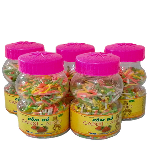 Cốm Minion Canxi Apco (bán Cọc/10Lọ)