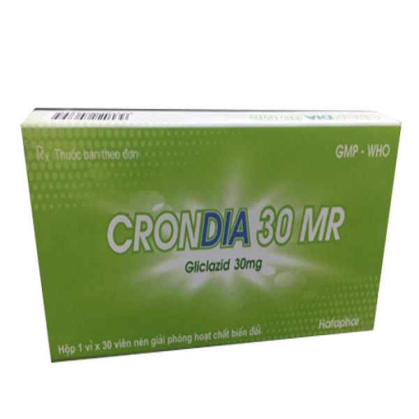 Crondia Mr Gliclazid 30Mg Hataphar (H30V)