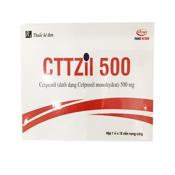 Cttzil 500Mg (Cefprozil 500Mg) _Eloge France Vn (H10 Viên)