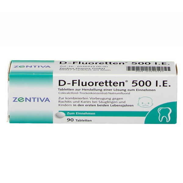 D-Fluoretten 500I.e Zentiva (H90V)