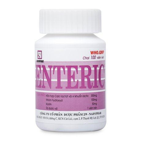 Enteric lọ 100 viên nén
