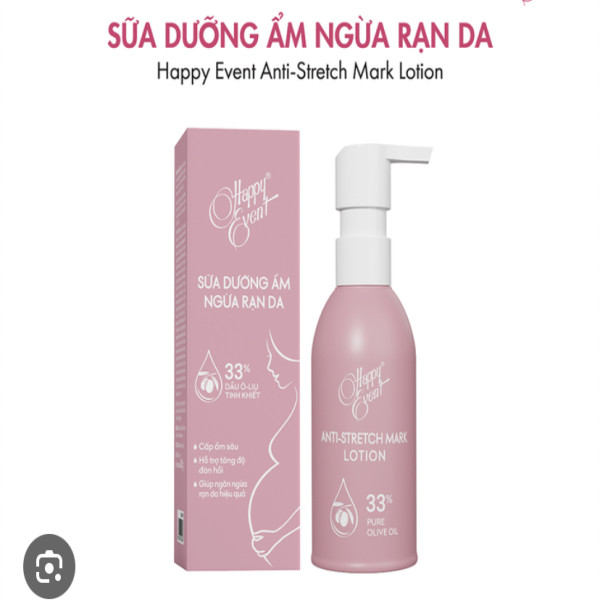 Happy Event Sữa Dưỡng Ẩm Rạn Da Tuýp 125 Gram