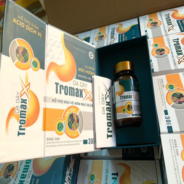 Dạ Dày Tromax X _ Gỗ (Lọ30V)