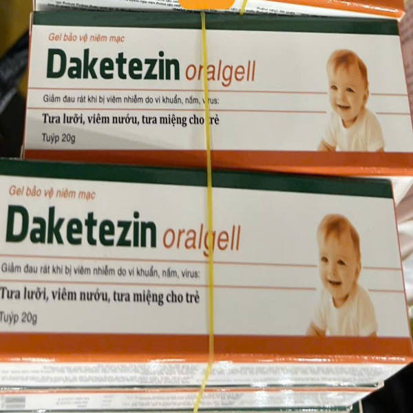 Daketezin Rơ Nấm Miệng _Pháp Âu (Tuýp20G) (Daktarin Nội)