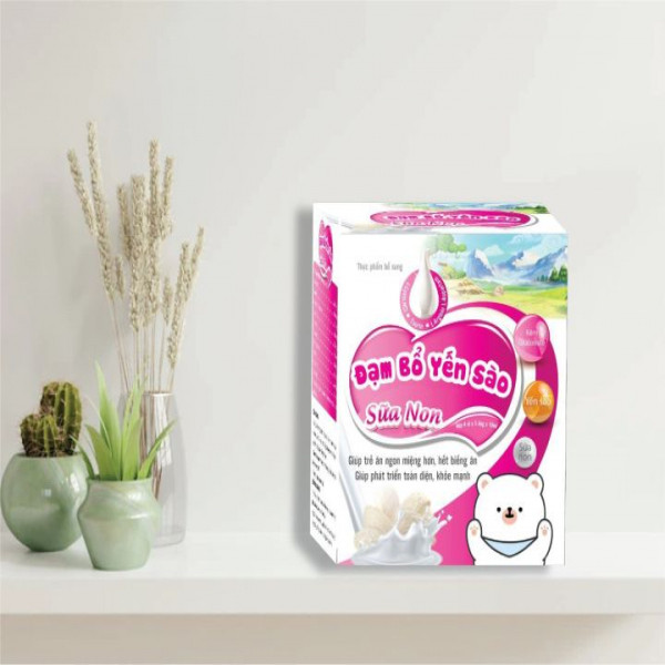 Đạm Bổ Yến Sào Sữa Non _Vuông Hồng (H20 Ống)