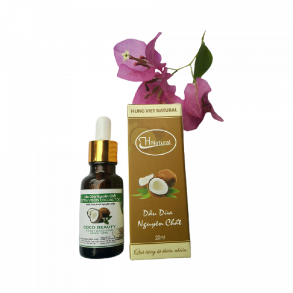 Dầu Dừa Nguyên Chất Hưng Việt Natural (Lọ20Ml)