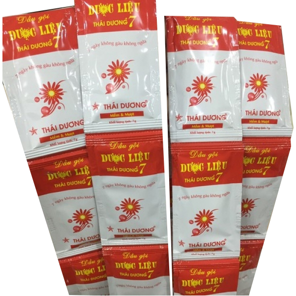 Dầu Gội Dược Liệu Thái Dương 7 (Dây10Gói)