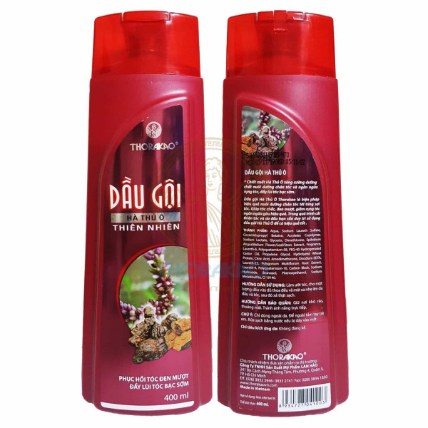 Dầu Gội Hà Thủ Ô Thorakao (C400Ml)