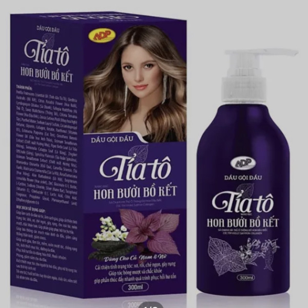 Dầu Gội Tía Tô Hoa Bưởi Bồ Kết _Adp (C300Ml)