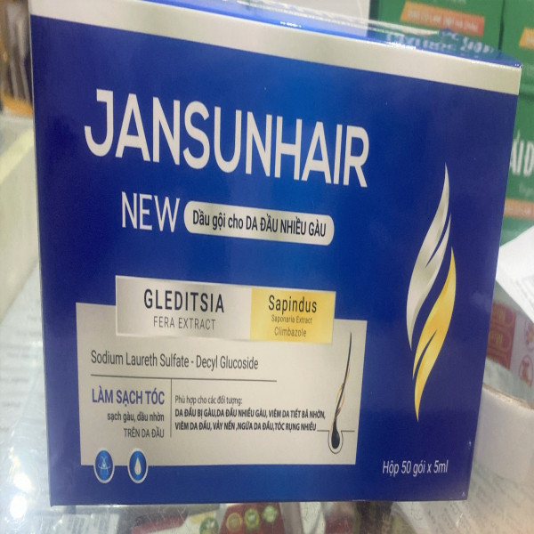 Dầu Gội Trị Gàu Jansunhair Gói (Hộp50 Gói)