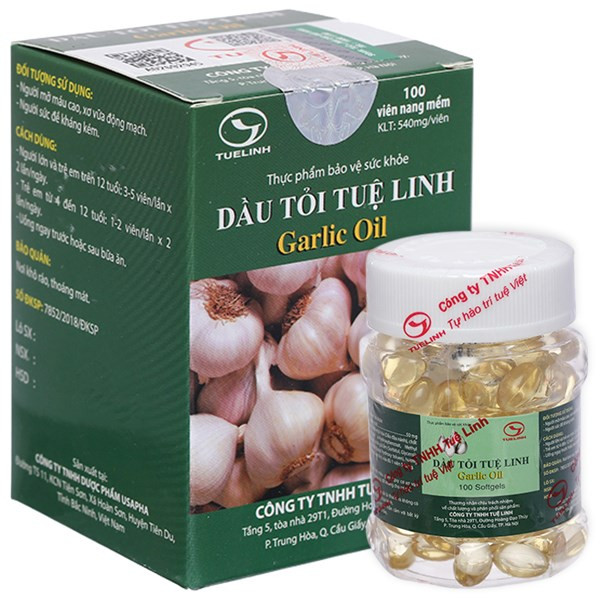Dầu Tỏi Tuệ Linh Garlic Oil (H100V)
