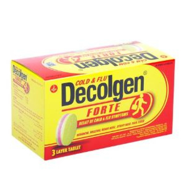 Decolgen Forte (H25 Vỉ X 4V) Vàng