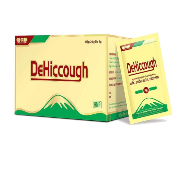 Dehiccough Trị Nấc, Chống Nôn _Vn (H20 Gói X 4G)