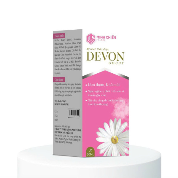 Xịt Nách Devon Nữ _Minh Chiến (Lọ/30Ml) Hồng