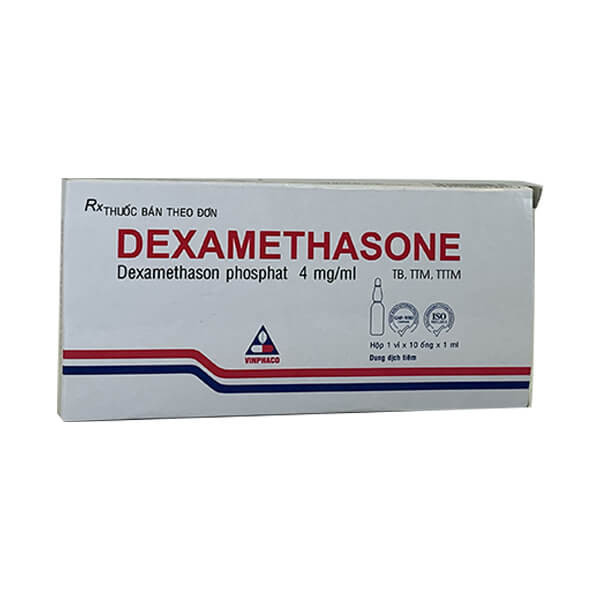 Dexamethasone 4Mg/Ml Tiêm Vinphaco (H/10 Ống/1Ml)
